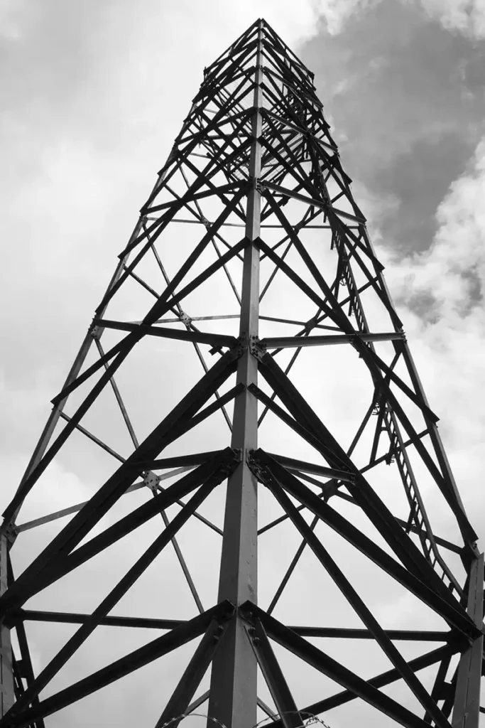 A view of one of our communication towers.