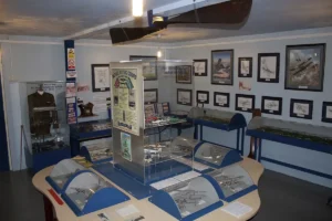 The history of flight in Suffolk room hold exhibits, pictures and models detailing the rich aviation history in Suffolk.